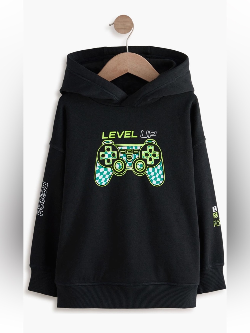 NEXT Kids Level Up Controller Graphic Hoodie Size 5Y